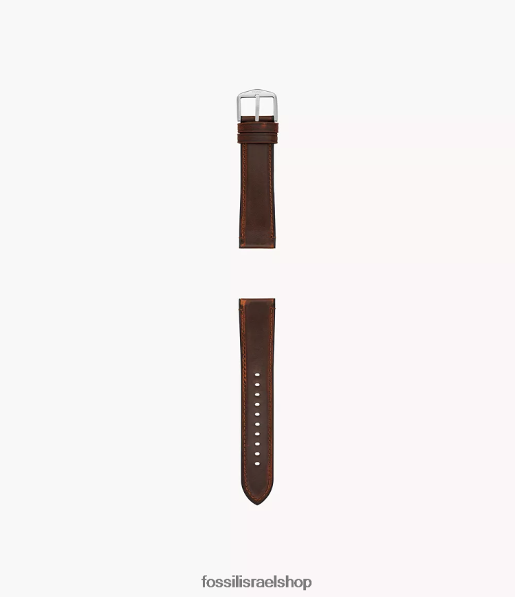 Fossil גברים רצועת שעון עור וגומי 22 מ