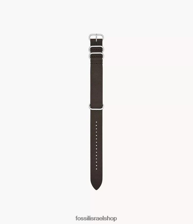 Fossil גברים רצועת עור לייט-עור 22 מ