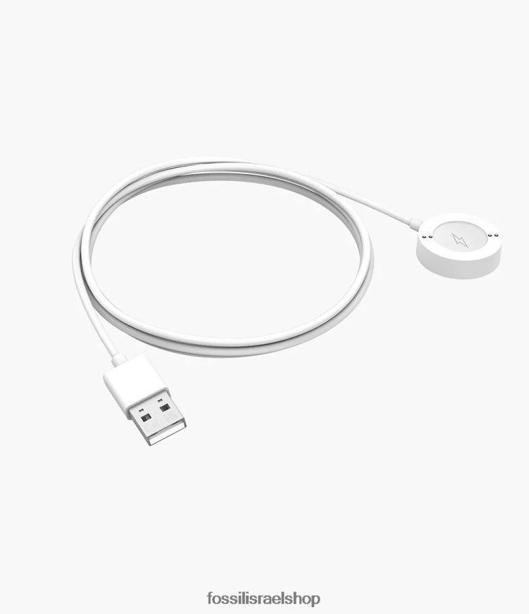 Fossil נשים מטען מהיר של שעון חכם מסוג 6 L8J0B619 שעון לבן