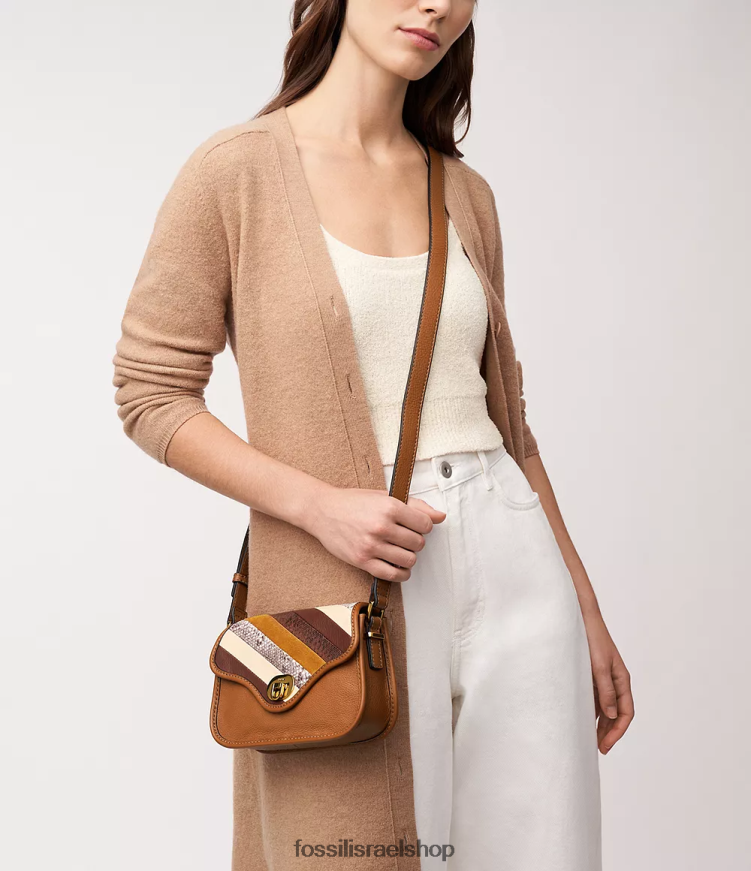 Fossil נשים מורשת מיני דש Crossbody L8J0B6313 תיק רַב