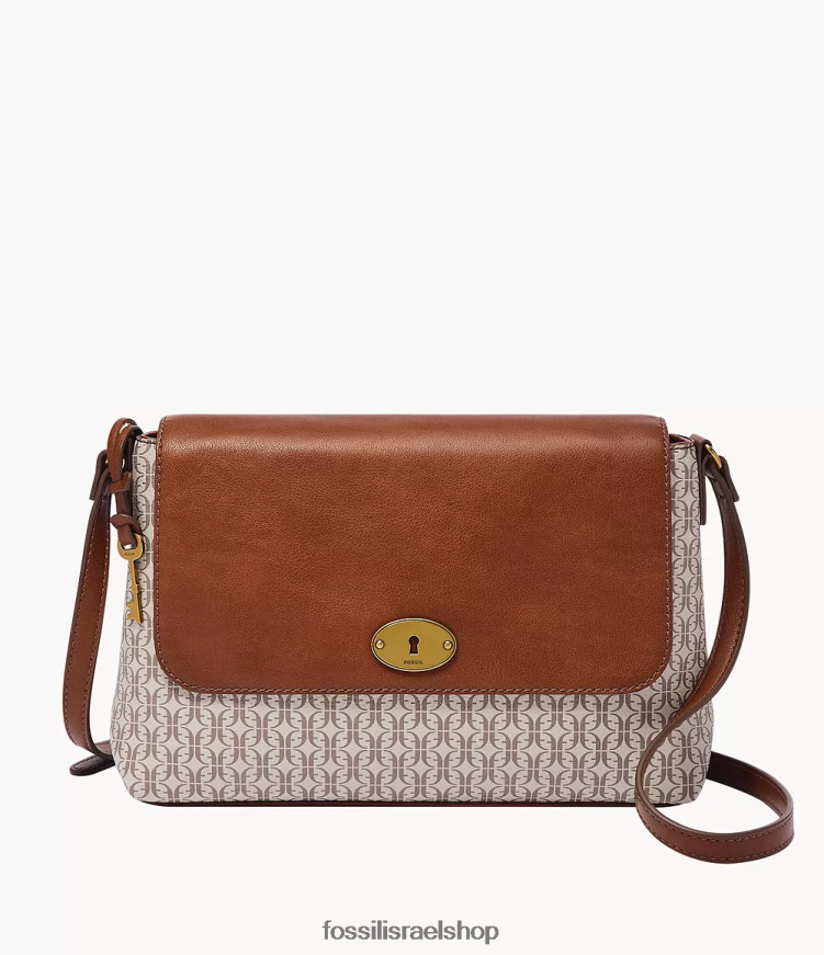 Fossil נשים גבריאלה מדש בינוני Crossbody L8J0B6651 תיק חָקִי