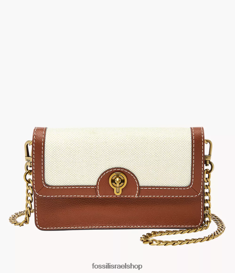 Fossil נשים ארנק אינסלי Crossbody L8J0B6850 תיק ניטראלי