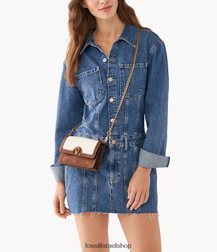 Fossil נשים ארנק אינסלי Crossbody L8J0B6850 תיק ניטראלי