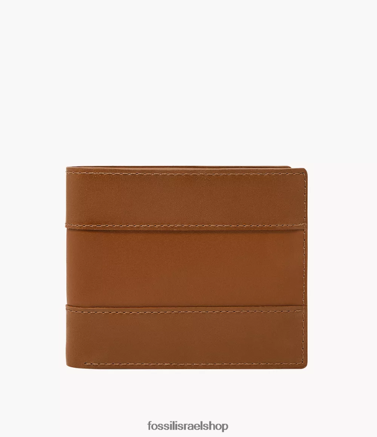 Fossil גברים Everett Bifold עם מזהה Flip L8J0B61700 ארנק אוּכָּף