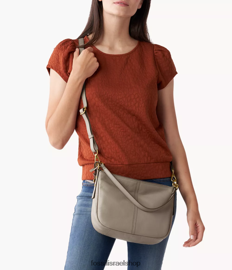 Fossil נשים Jolie Crossbody L8J0B6574 תיק אפור
