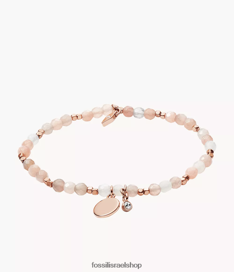 Fossil נשים צמיד אבן ירח של ג'ורג'יה L8J0B61007 תכשיט בז'