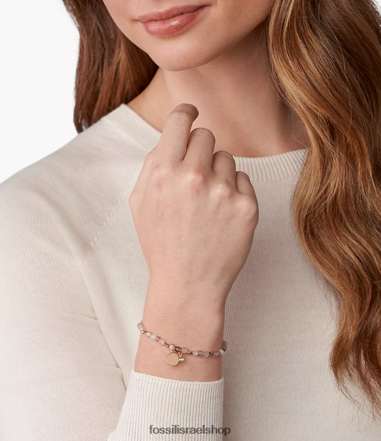 Fossil נשים צמיד אבן ירח של ג'ורג'יה L8J0B61007 תכשיט בז'