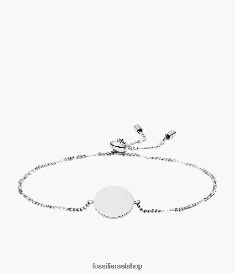 Fossil נשים צמיד דיסק ליין L8J0B61009 תכשיט פלדת אל - חלד