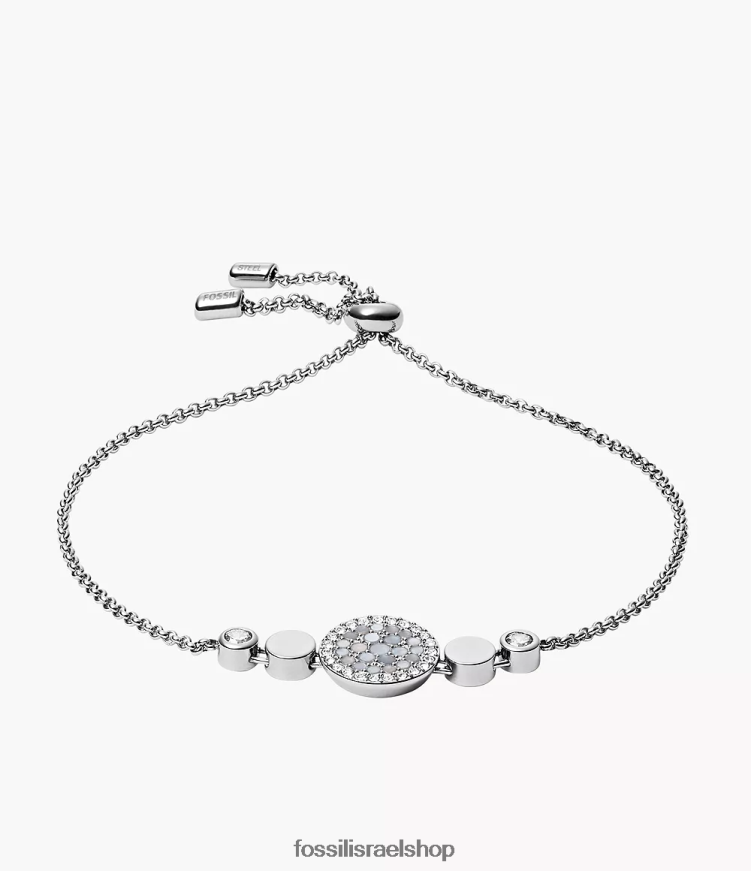 Fossil נשים צמיד דיסק ואל פסיפס L8J0B61013 תכשיט אם הפנינה