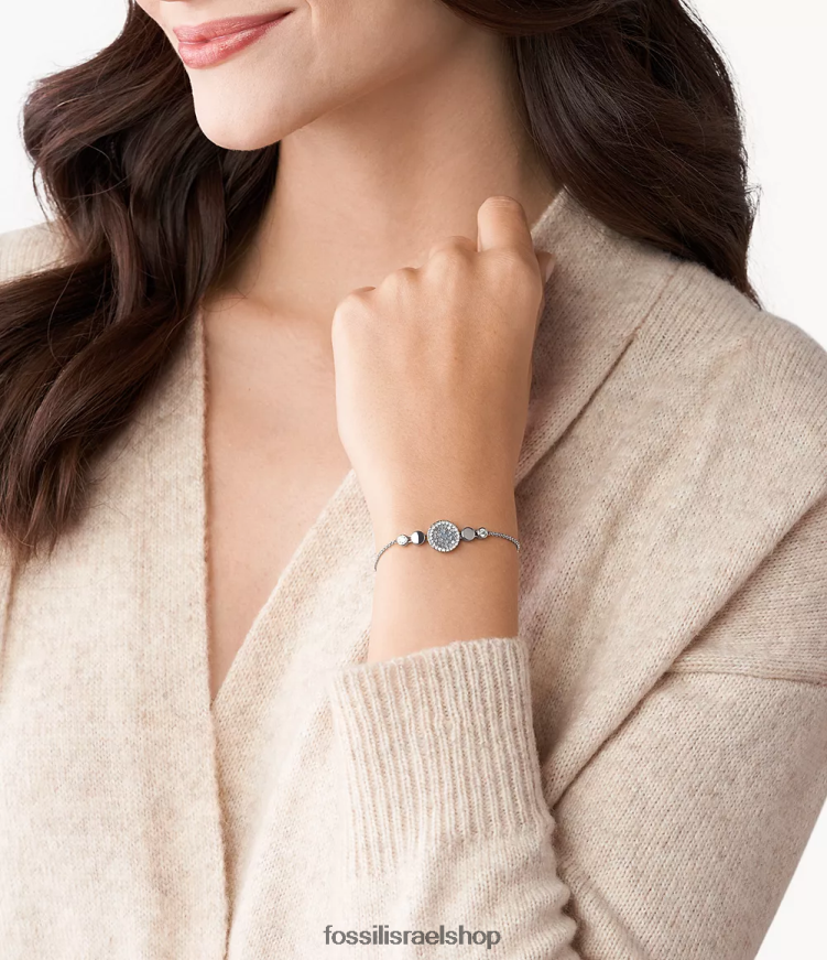 Fossil נשים צמיד דיסק ואל פסיפס L8J0B61013 תכשיט אם הפנינה