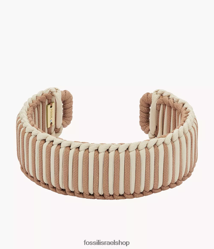 Fossil נשים צמיד פליז עם שרוול קיץ L8J0B61023 תכשיט גוון זהב
