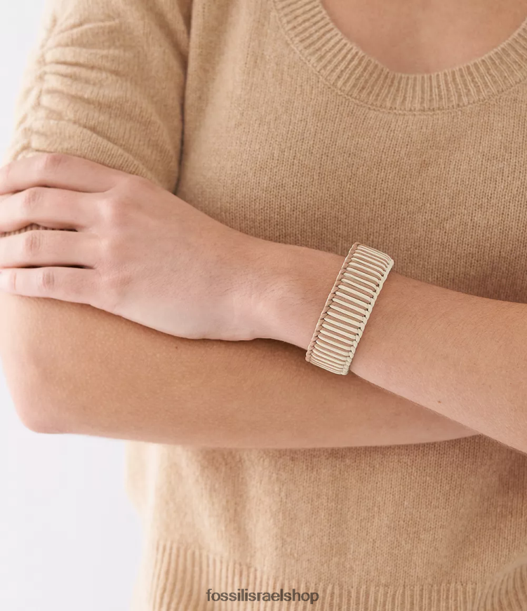 Fossil נשים צמיד פליז עם שרוול קיץ L8J0B61023 תכשיט גוון זהב