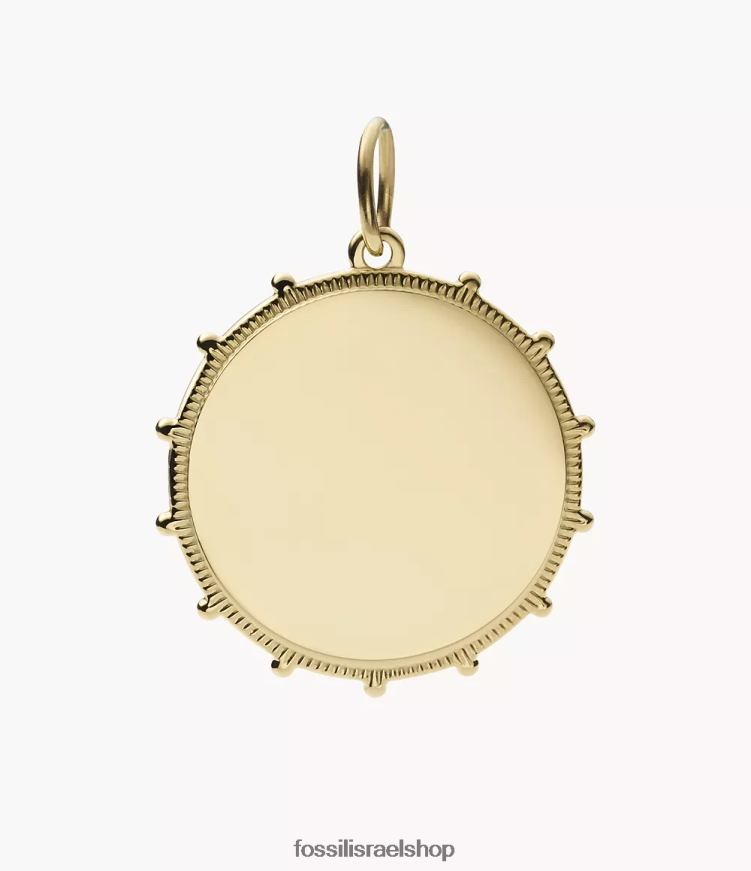 Fossil נשים קורה הו כל כך מקסים קסם נירוסטה L8J0B61138 תכשיט גוון זהב