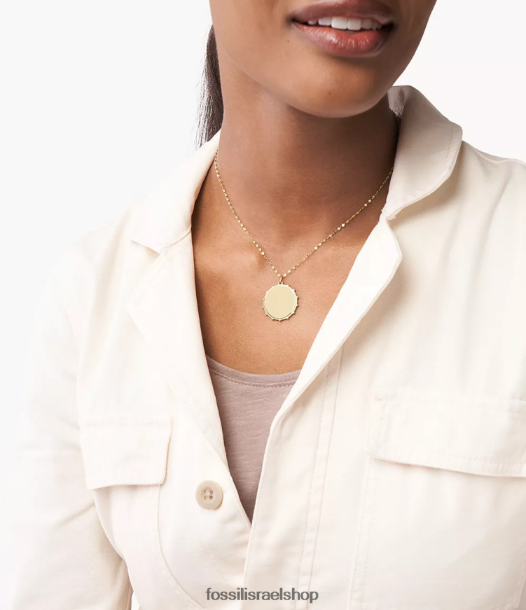 Fossil נשים קורה הו כל כך מקסים קסם נירוסטה L8J0B61138 תכשיט גוון זהב