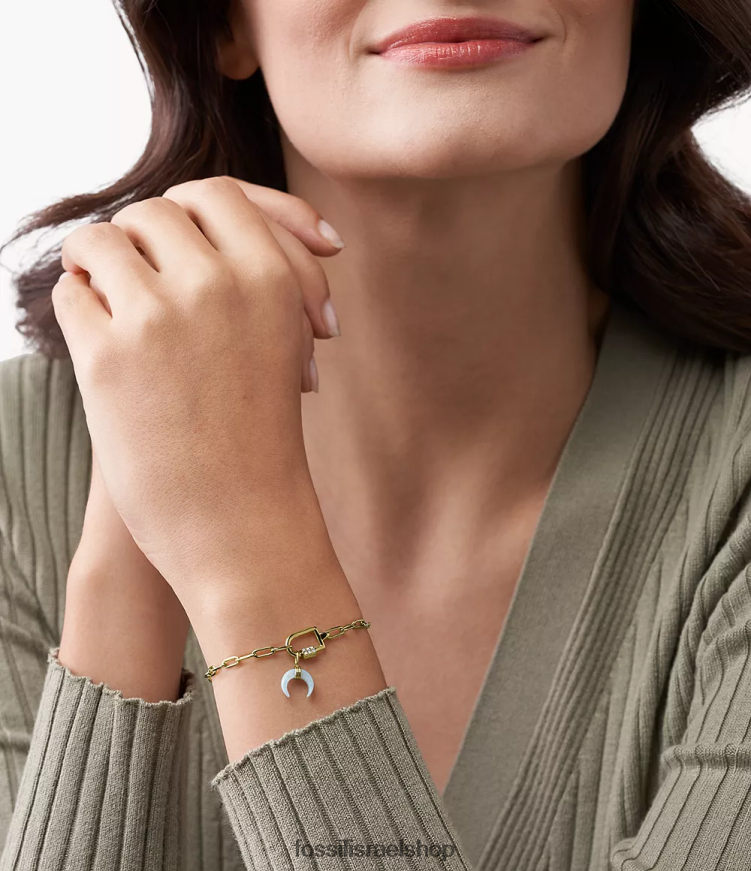 Fossil נשים קורה הו כל כך מקסים L8J0B61147 תכשיט אם הפנינה הכחולה