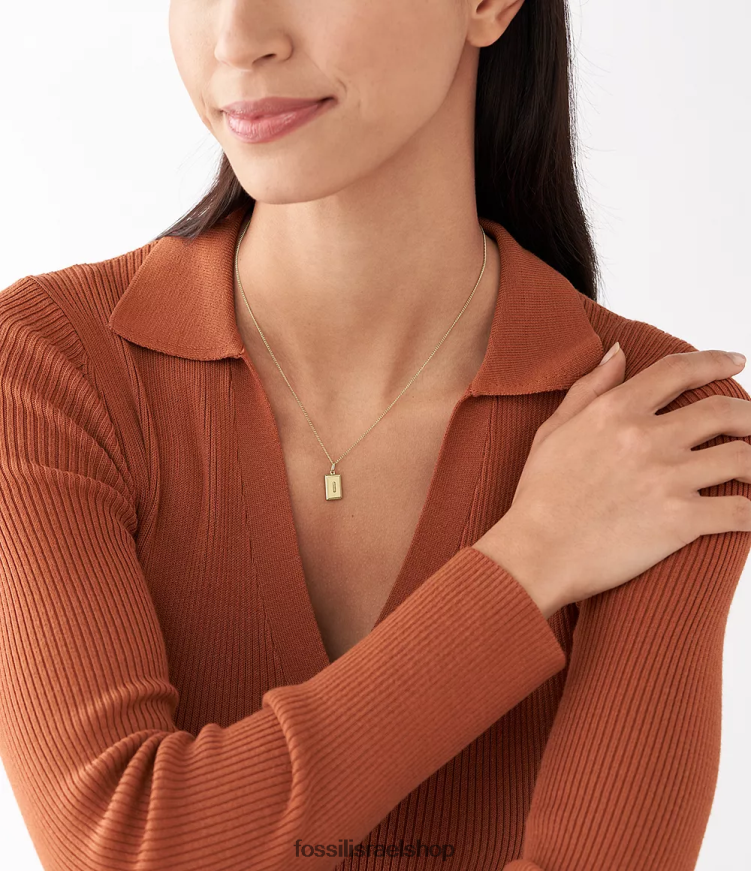 Fossil נשים הו כל כך מקסים קסם ראשוני מנירוסטה L8J0B61211 תכשיט גוון זהב