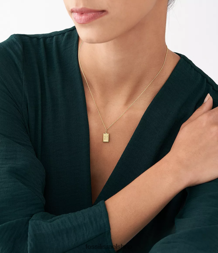 Fossil נשים הו כל כך מקסים קסם ראשוני מנירוסטה L8J0B61224 תכשיט גוון זהב