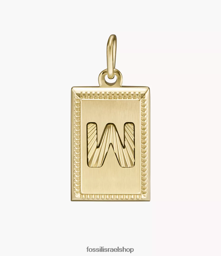 Fossil נשים הו כל כך מקסים קסם ראשוני מנירוסטה L8J0B61276 תכשיט גוון זהב