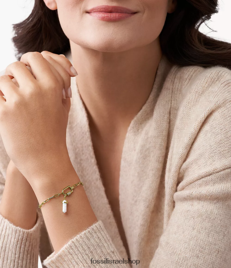 Fossil נשים קורה הו כל כך מקסים L8J0B61321 תכשיט אופל לבן