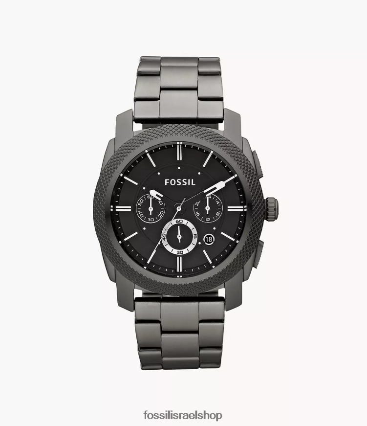 Fossil גברים שעון מכונה כרונוגרף מנירוסטה L8J0B61353 שעון עָשָׁן