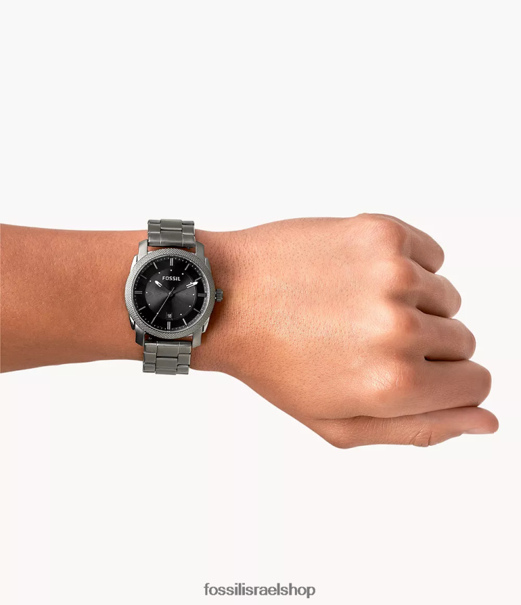 Fossil גברים שעון נירוסטה מכונה L8J0B61354 שעון עָשָׁן