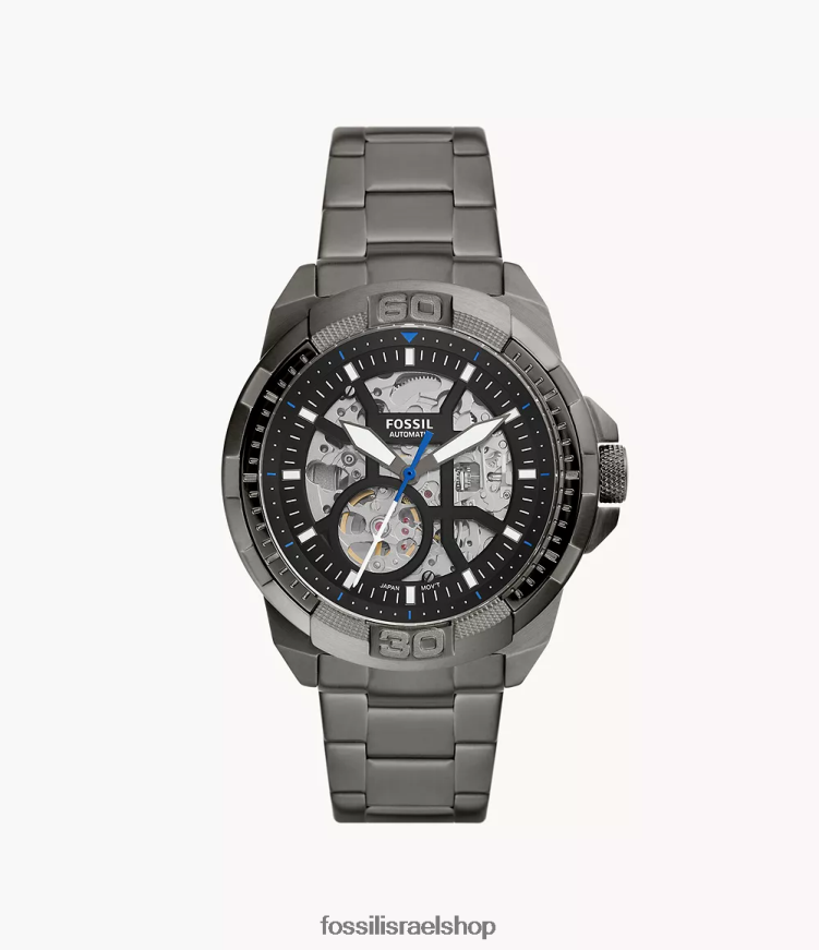 Fossil גברים שעון ברונסון אוטומטי מנירוסטה L8J0B61388 שעון עָשָׁן