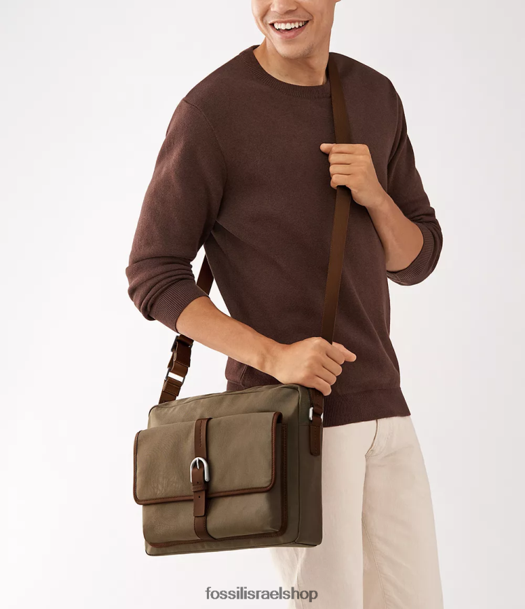 Fossil גברים שליח קמדן L8J0B61624 תיק חָקִי