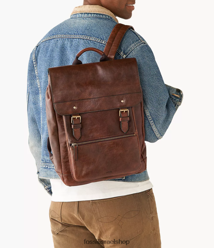 Fossil נשים תרמיל מיילים L8J0B61637 תיק חום כהה