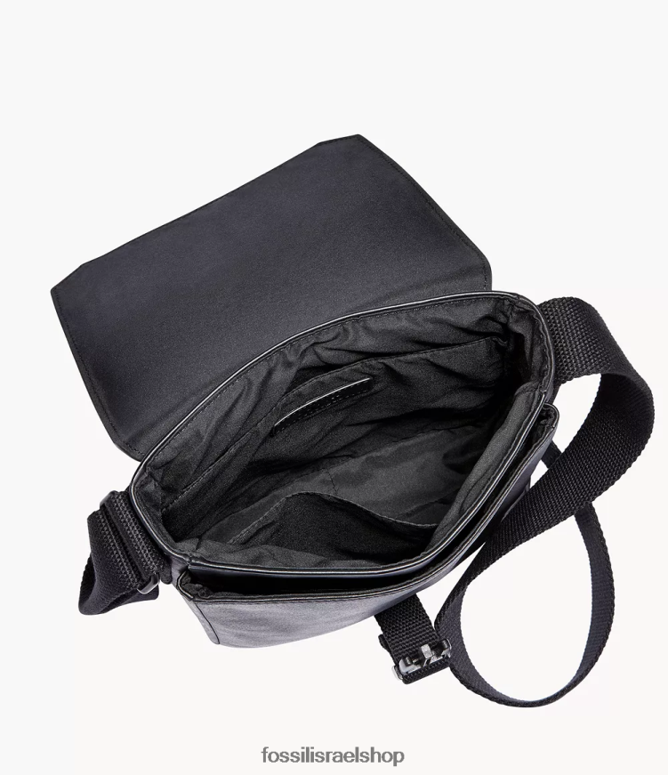 Fossil גברים שליח ווסטון L8J0B61639 תיק שָׁחוֹר