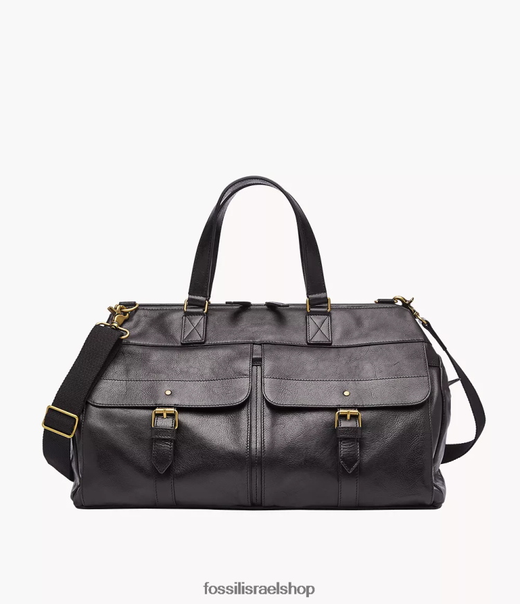 Fossil גברים דאפל מיילים L8J0B61648 תיק שָׁחוֹר