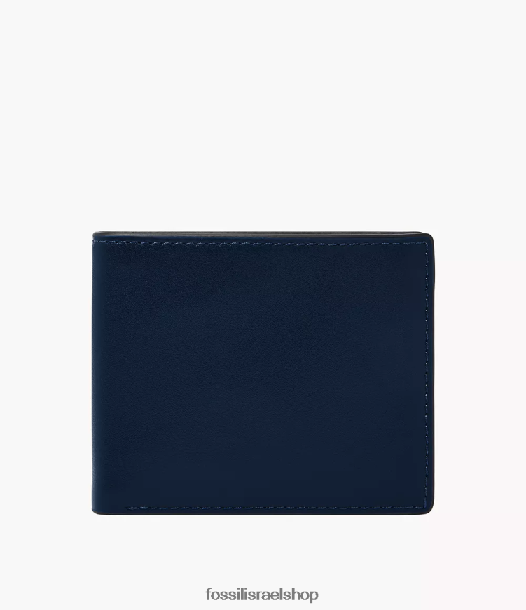 Fossil גברים סטיבן ביפולד L8J0B61673 ארנק חיל הים