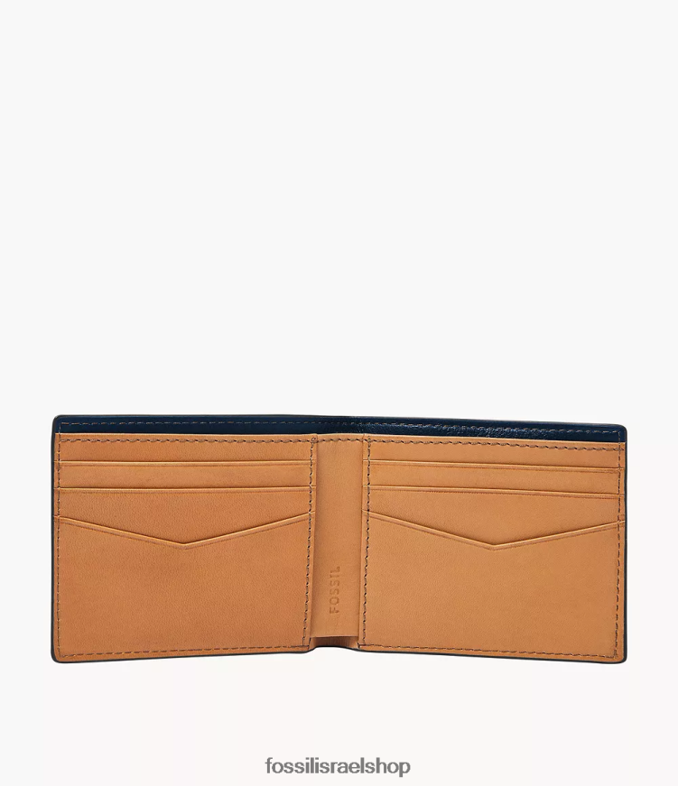 Fossil גברים סטיבן ביפולד L8J0B61673 ארנק חיל הים