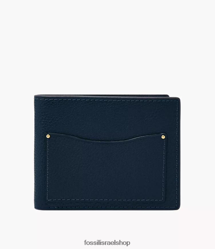 Fossil גברים אנדרסון ביפולד L8J0B61681 ארנק חיל הים