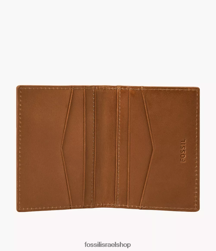 Fossil גברים מארז כרטיס אוורט דופול L8J0B61685 ארנק אוּכָּף