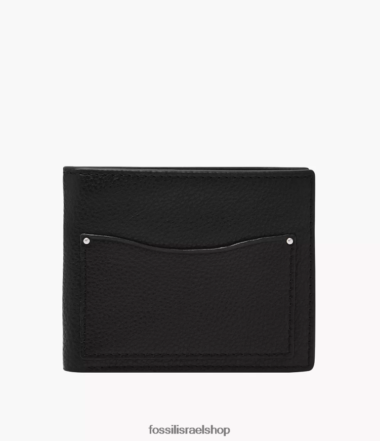 Fossil גברים אנדרסון ביפולד L8J0B61693 ארנק שָׁחוֹר