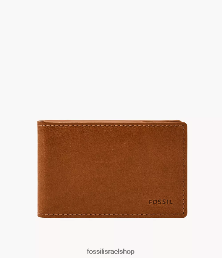 Fossil גברים כיס קדמי של אנדרו L8J0B61703 ארנק אוּכָּף