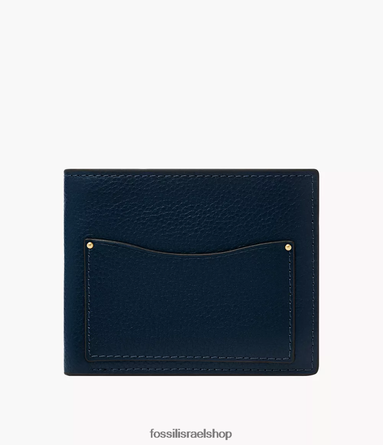 Fossil גברים כיס מטבעות של אנדרסון L8J0B61708 ארנק חיל הים