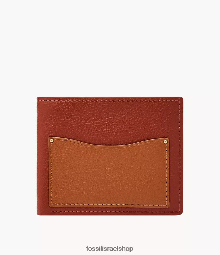 Fossil גברים כיס מטבעות של אנדרסון L8J0B61709 ארנק רַב