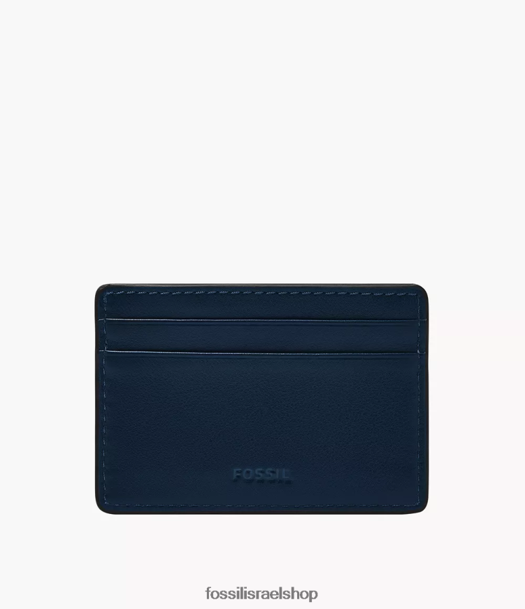 Fossil גברים מארז סטיבן קארד L8J0B61714 ארנק חיל הים