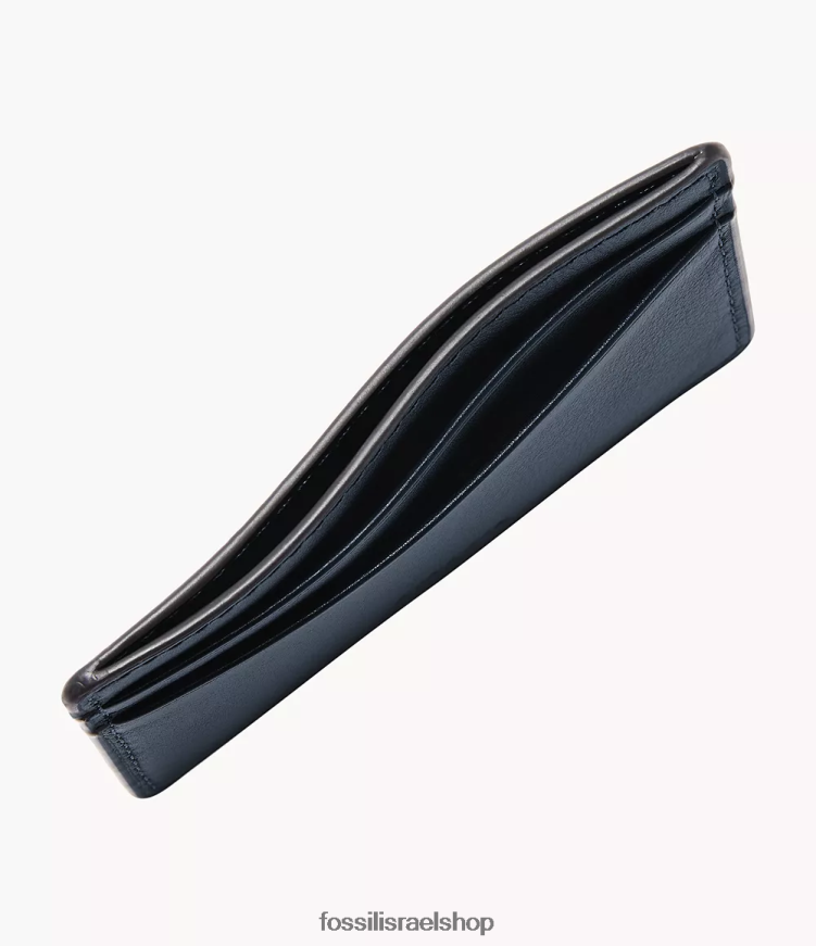 Fossil גברים מארז סטיבן קארד L8J0B61714 ארנק חיל הים