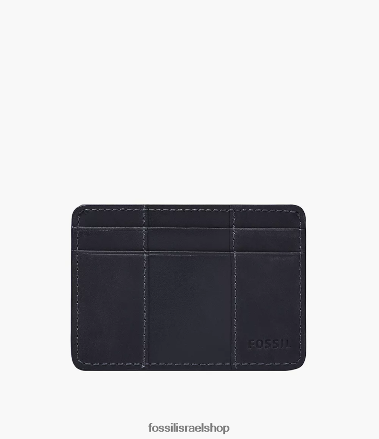 Fossil גברים מארז כרטיס אוורט L8J0B61719 ארנק חיל הים