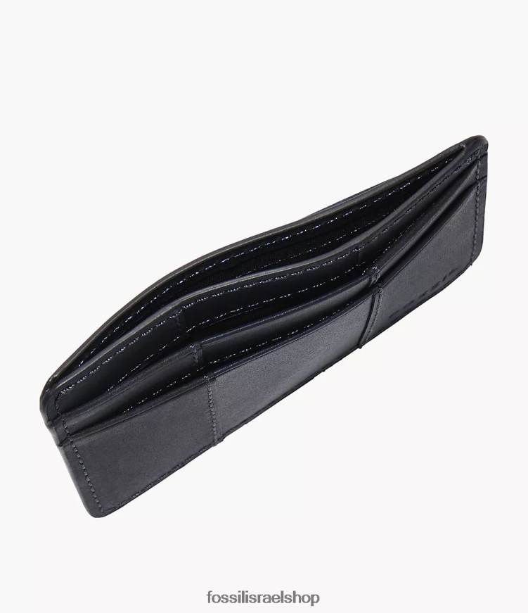 Fossil גברים מארז כרטיס אוורט L8J0B61719 ארנק חיל הים