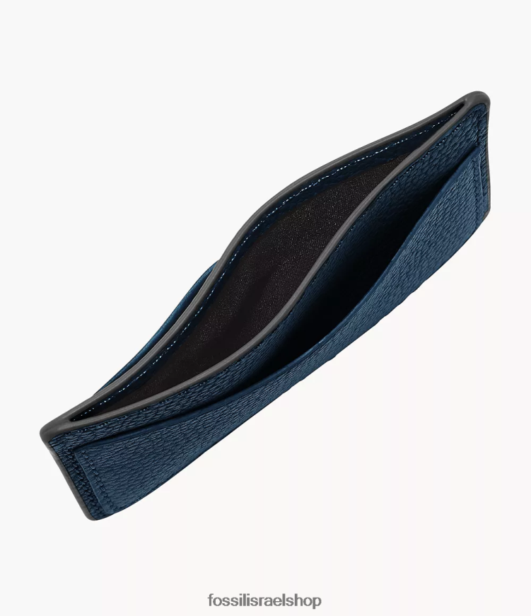 Fossil גברים מארז כרטיס אנדרסון L8J0B61745 ארנק חיל הים