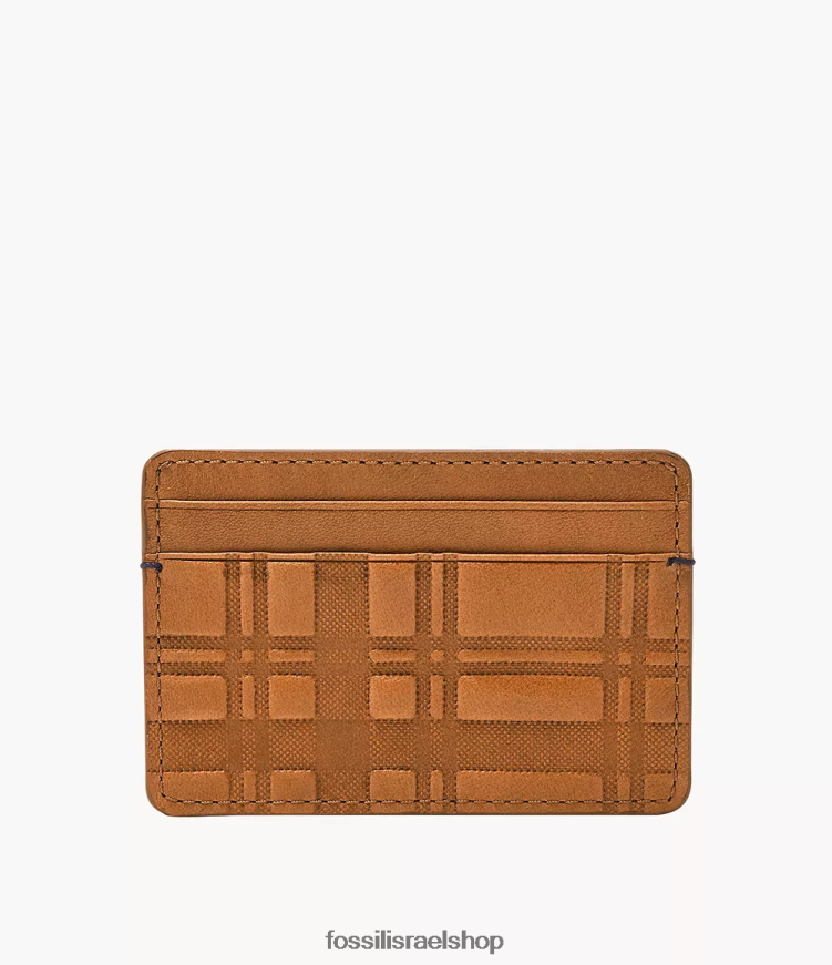 Fossil גברים מארז כרטיס ברונזון L8J0B61775 ארנק גָמָל