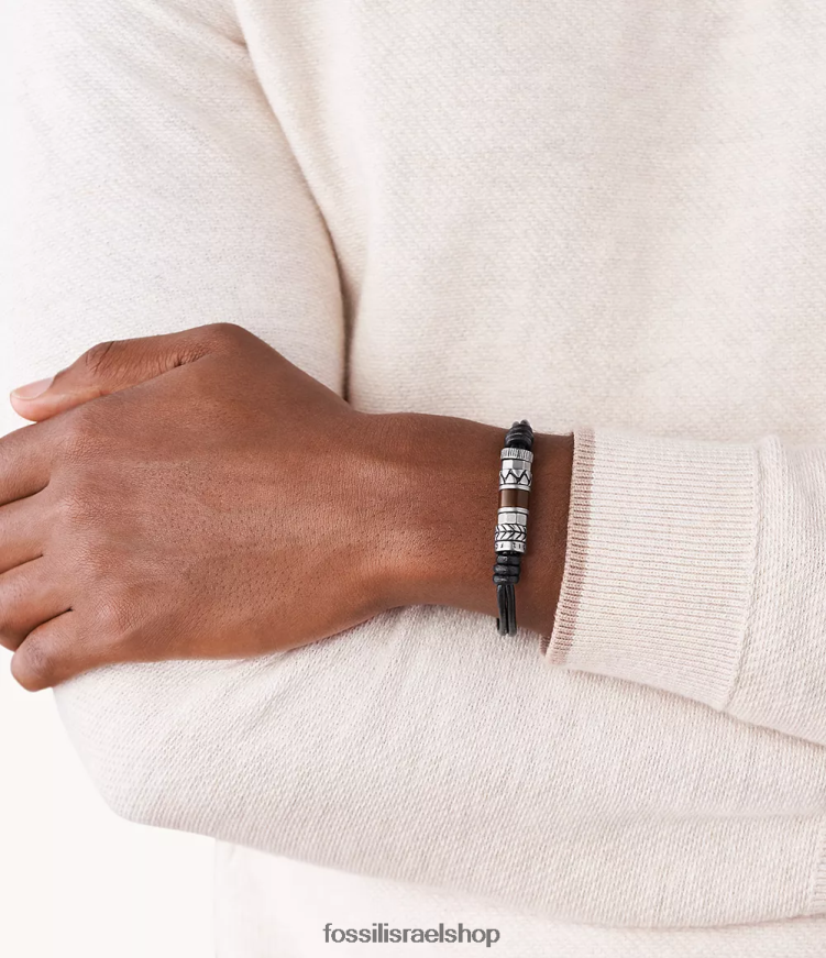 Fossil גברים צמיד רונדל L8J0B61872 תכשיט כסף