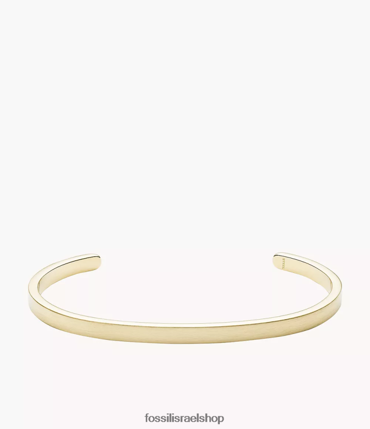 Fossil גברים צמיד שרוול מודרני של אמריקנה מנירוסטה L8J0B61881 תכשיט גוון זהב