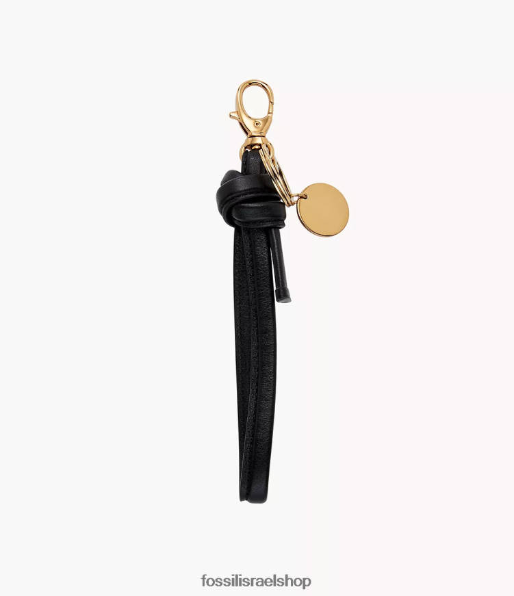 Fossil נשים מחזיק מפתחות לולאת מתנה L8J0B61969 אבזר שָׁחוֹר