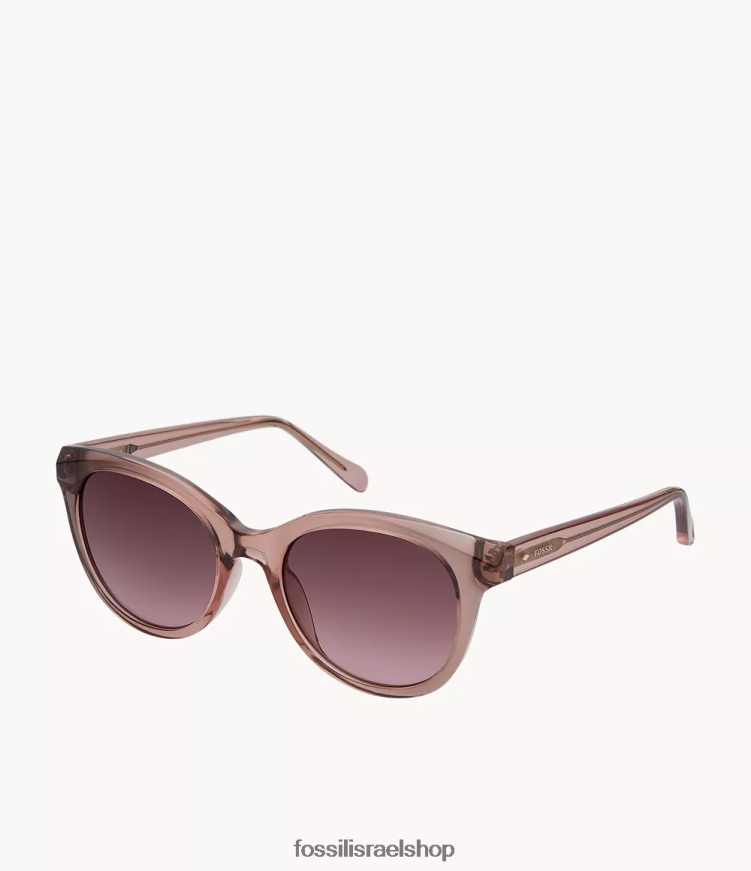 Fossil נשים משקפי שמש עגולים של סלינה L8J0B61979 אבזר חום