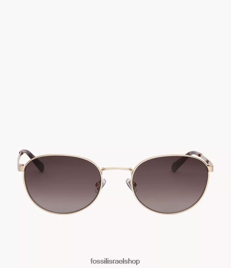 Fossil נשים משקפי שמש עגולים ויני L8J0B61992 אבזר חום