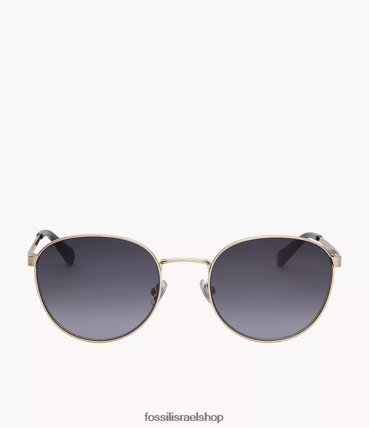 Fossil נשים משקפי שמש עגולים ויני L8J0B61994 אבזר אפור